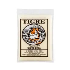 Cera Pasta Carnaúba Tigre Incolor Secagem Rápida 180g Para Piso Madeira Brilho Incolor Móveis Concreto
