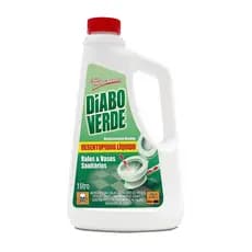 Desentupidor Diabo Verde Para Vasos Sanitário Pia Ralo Canos 1l Ação Rápida