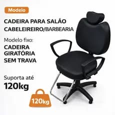 Cadeira Para Salão Cabeleireiro Salão Beleza Barbearia
