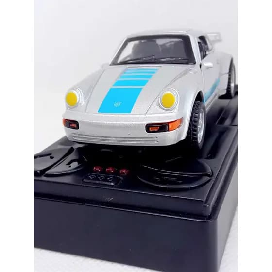 Miniatura Carrinho Metal Escala 1/36 Porsche Carrera Controle Remoto Abre As Portas