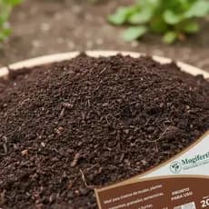 Húmus de Minhoca Orgânico para Fertilizar seu Solo e Aumentar o Crescimento das Plantas 100% Natural