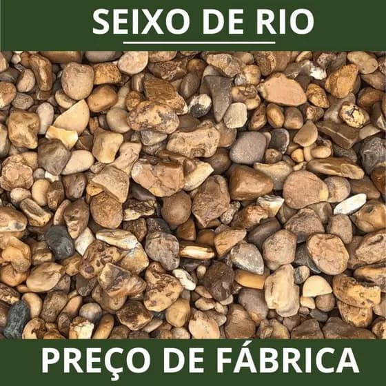 Pedra Seixo de Rio Nº03 Natural – Ideal para Aquários, Jardins e Decoração