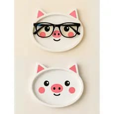 Porta Óculos de mesa Porquinho - Suporte decorativo para Mesa
