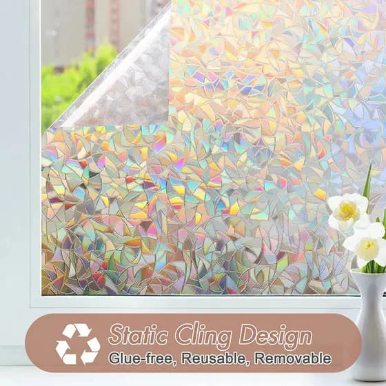 Adesivo Mosaico Ladrilho 3D Para Vidro Box Janela Porta 60cm*2m