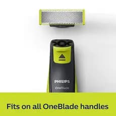 Lamina Refil Oneblade QP2510, QP2521, QP2522, QP2530, QP6510 One Blade Compatível Barbeador Philips
