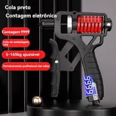 Hand Grip Metal 5-165 kg Suporte de Dedos Resistente Fortalecedor Exercício Braço Antebraço Mola com Ajuste de Força