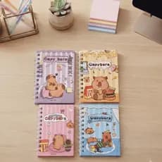 Mini Bloco de Anotação Capivara - Kit 2, 4, 6, 8 ou 10 Unidades / Papelaria Fofa