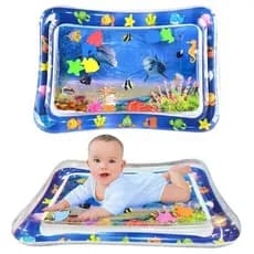 Tapete Infantil Bebê Inflável Água Atividades Almofada Bichinhos Sensorial Piscina Praia Lazer