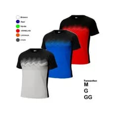 KIT 3 CAMISETA MASCULINA DRYFIT CORRIDA TREINO CAMISA ACADEMIA MUSCULAÇÃO BIKE LEVE CONFORTAVEL