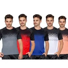 Combo 6 Camisetas masculina dryfit varias cores confortável para treino corrida academia futebol
