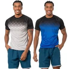 Kit 2 camista masculina dryfit feito com tecido leve e confortavel estilo esportivo
