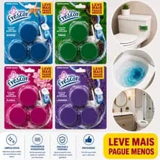 KIT C/09 ou 03 Bloco Para Caixa Acoplada Pedra Sanitária Pastilha Tablete - Limpeza Profunda - ENVIO FULL