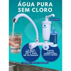 Torneira Com Filtro Bica Giratória Branca C50 Ativi – Água Pura e Instalação Fácil