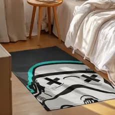 Tapete Decorativo Star Wars 118x70cm Antiderrapante Sala, Quarto e Escritório