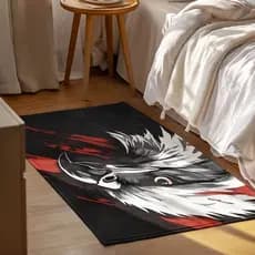Tapete Decorativo Águia 118x70cm Antiderrapante Sala, Quarto e Escritório