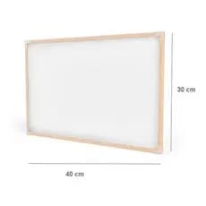 Lousa Infantil Quadro Branco - 30x40cm - Acompanha Apagador Promoção