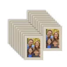 Kit Com 30 Porta Retrato A6 10x15cm Branco Com Vidro. Promoção