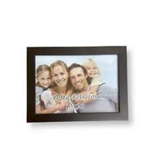 Porta Retrato 15x21cm com Moldura Preta com vidro Promoção
