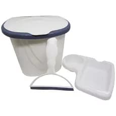 Kit Para Cozinha C/ Lixeira, Rodo E Porta Detergente Keita