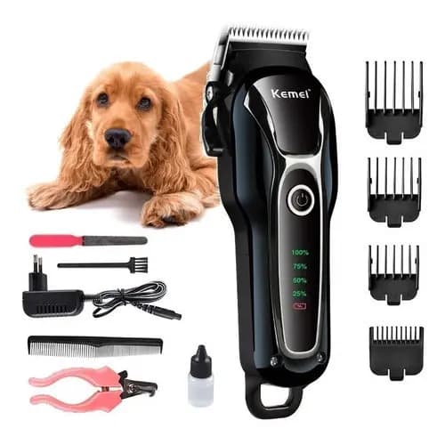MáquinaParaTosar Cachorro ProfissionalPet De Corte Cabelo kemei km 1991 Aparadordepelos de Cachorro