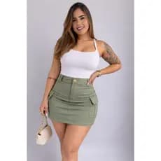Saia Cargo Feminina Saia Cargo Curta Saia Cargo Bolsos Saia Cargo Moda Feminina Saia Cargo Casual Saia Cargo Estilosa