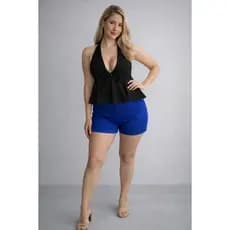 Blusinha Feminina Bata Laço Blusa Frente Única Feminina Blusa Tecido Marrant Blusa Babado Feminina Blusa Verão Feminina