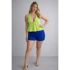 Blusa Feminina Laço Blusinha Frente Única Blusa Feminina Marrant Blusa Babado Feminina Blusa Verão Feminina Blusa Moda