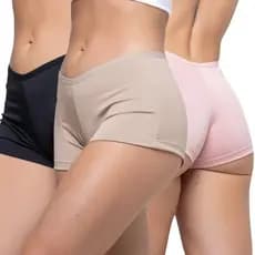 Short Feminino Anágua Sem Transparência Anti-Atrito Confortável Pronta Entrega