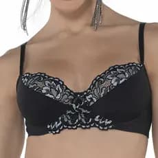 Sutiã com Renda Sem Bojo DeMillus Promenade 64071