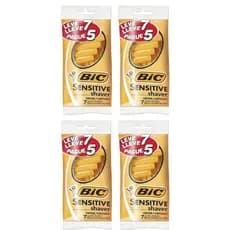 28 unid Aparelho de Barbear BIC Sensitive Shaver Leve 7 Pague 5 Unidades