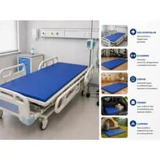 Colchonete Solteiro Impermeável Napa para uso Hospitalar, Academia, Casa, Viagem, Creches e Escolas Alta Qualidade