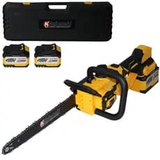 Motosserra a Bateria Extensível 50V Nakasaki 12" 30cm com 2 Baterias 6Ah Para Poda e Jardinagem