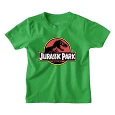 Camisa Infantil Dinossauro Jurassic Desenhos 100% Algodão Fantasia