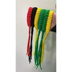 Prajied/Kruang Graduação Muay Thai Fio Tailândes Amarelo Verde Azul Preto