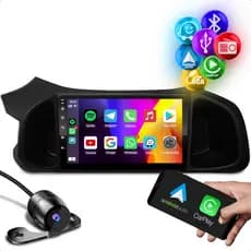 Kit Central Multimídia Aikon 9 Polegadas 2 Din Carplay Chevrolet Onix Prisma G2 13/19 Onix Joy