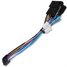 Chicote Fio de Ligação Plug in Play Conector Multimidia Chinesa Iso 16 Vias Conecta Midia Aikon