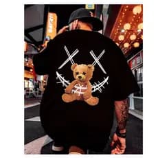 Camiseta Unissex Oversized Streetwear Urso X