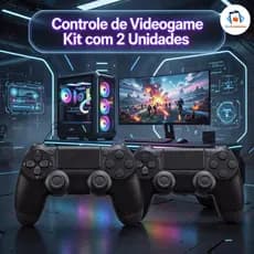 Kit com 2 Unidades Adequado para PC controle sem fio Ps4 haste de controle Gamer compatível com interruptor Oled Lite