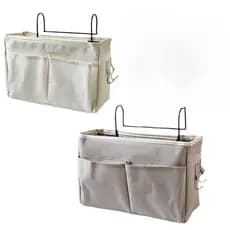1 Pçs Sacos De Armazenamento Cabeceira Berço Cama Bolsa Lateral Pendurado Caddy Brinquedos Organizador Titular Fralda Bo