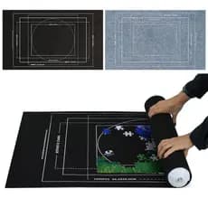 Novo Tapete De Quebra-Cabeça Roll Up Pad Recipiente Saver Armazenamento Cobertor De Feltro Conjunto Cabeças