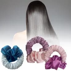 Rolos De Cabelo Macios Sem Calor , Preguiçosos , Haste De Ondulação Faixa De Cabeça , Laços De Seda Para Dormir , Hastes