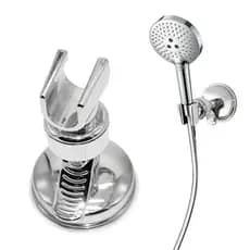 Suporte Universal Ajustável Para Chuveiro De Mão , Ventosa , Trilho De , Cabeça , Banheiro , Montagem Na Parede