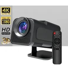 Projetor Portátil 4K Android 13 Wi-Fi 6&BT 5.1 Tela 30-150" HD Bivolt  Cinema Com 60 Polegadas em Casa e Viagens