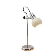Luminária De Mesa Abajur Ajustável Portátil Bivolt 220V 127V 5W Baixo Consumo De Metal Led 3 Cores Dimmer T1121 Quarto