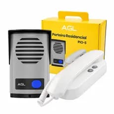 Kit Interfone Residencial Porteiro Eletrônico AGL P10s