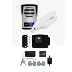 Kit Fechadura Eletrônica Ultra Card Interfone Porteiro 12V Residencial AGL