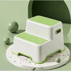 Banquinho portátil Infantil 2 Degraus Para Casa Banqueta