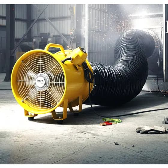 Exaustor Duto 300mm a Prova Explosão Cabine Silos Tanques Esgoto Industrial