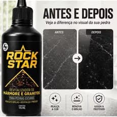 Intensificador De Brilho E Cor Rock Star Revitalizador Marmore E Granito