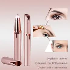 Depilador de Sombrancelha Buço Nariz Orelha Rosto Facial Elétrico Tira Pelos USB Recarregável Profissional Portátil